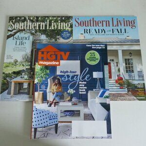 3 magazine pack HGTV Southern Living